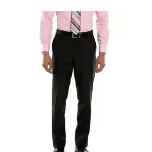 The Savile Row Co. Mens Brixton Dress Pants Sz 36W x 42L Black NWOT